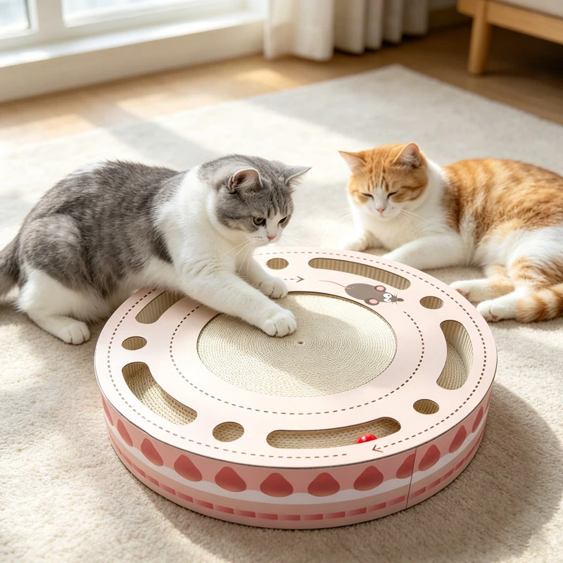 Le but des griffoirs pour chats en carton ondulé